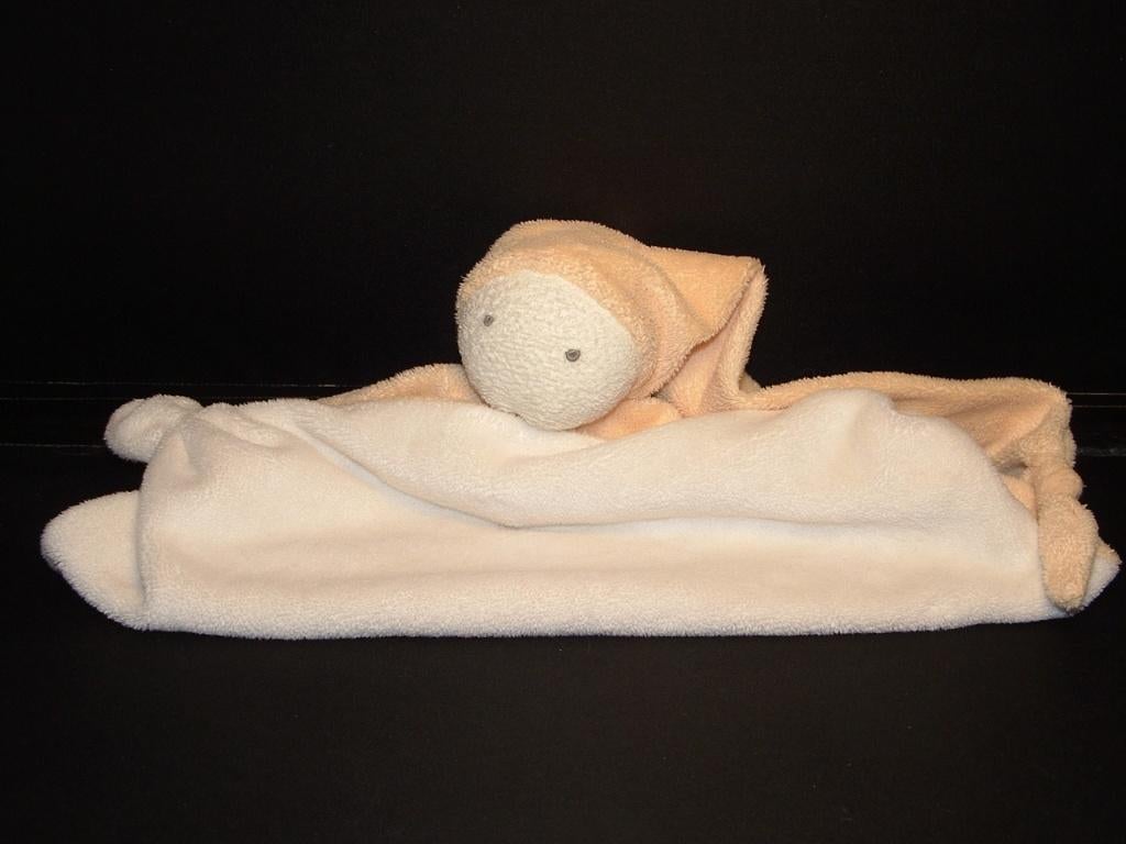 DIFRAX POPJE SOFTDOEK KNUFFELDOEKJE VELOURS WIT MET LICHTGEL, Ophalen of Verzenden, Nieuw, Overige typen