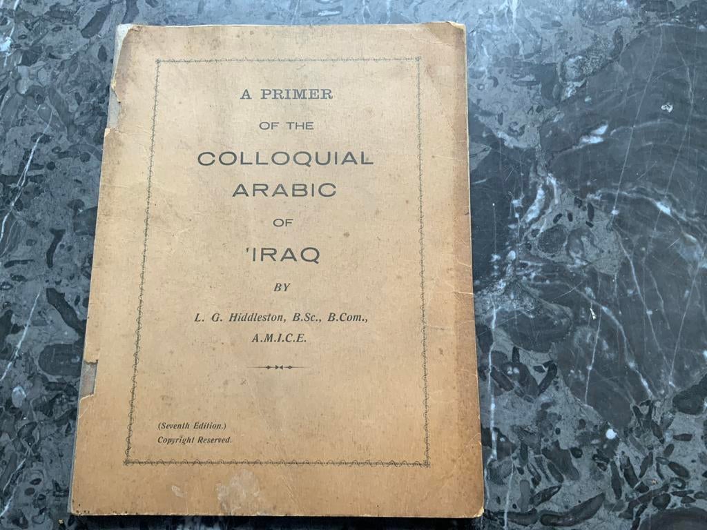 Colloquial Arabic 1942 - Inleiding tot het Arabisch, Ophalen of Verzenden, Gelezen, Non-fictie