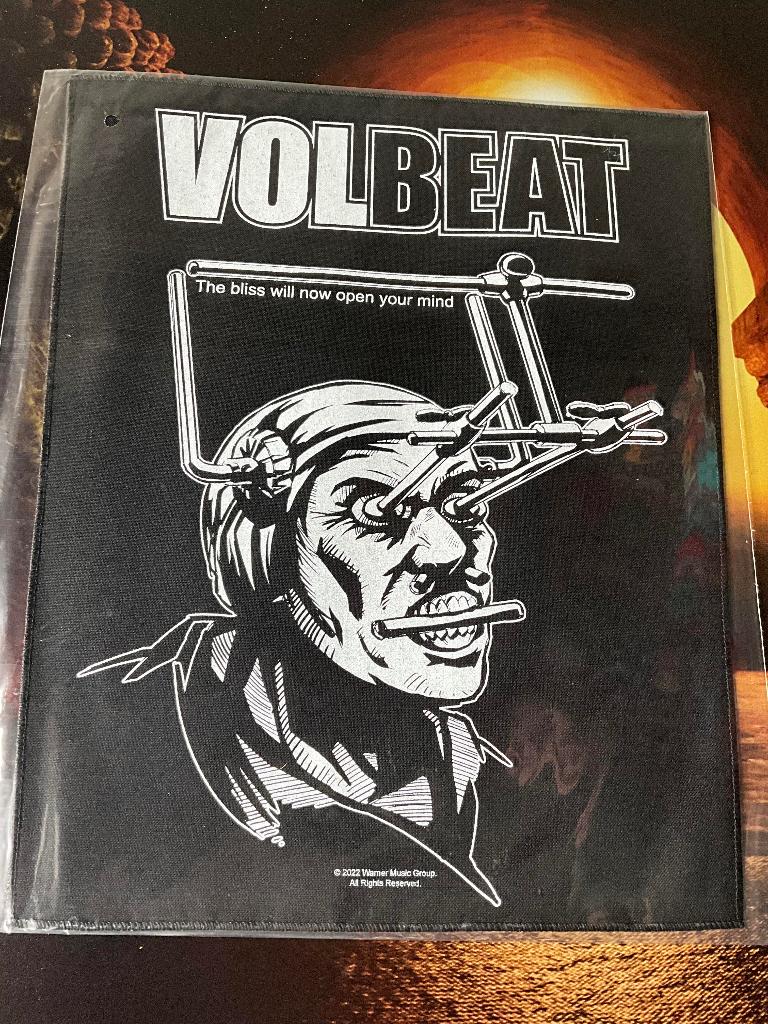 Volbeat backpatch - Open Your Mind, Volbeat backpatch - Open Your Mind, Nieuw, Ophalen of Verzenden, Foto of Kaart