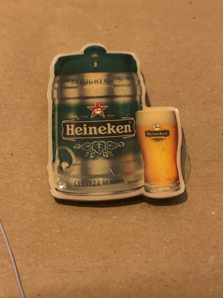 Heineken tapvat speldje met lichtjes, Verzamelen, Biermerken, Ophalen, Nieuw, Overige typen, Heineken