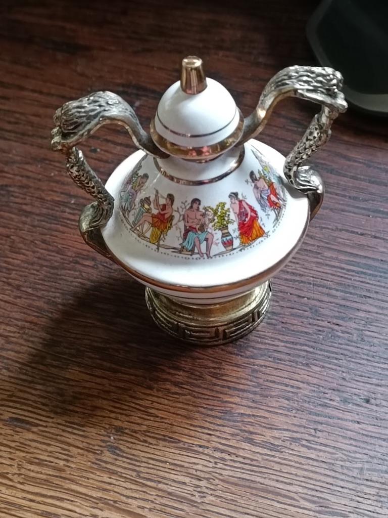 antiek stenen parfum  flesje, Ophalen