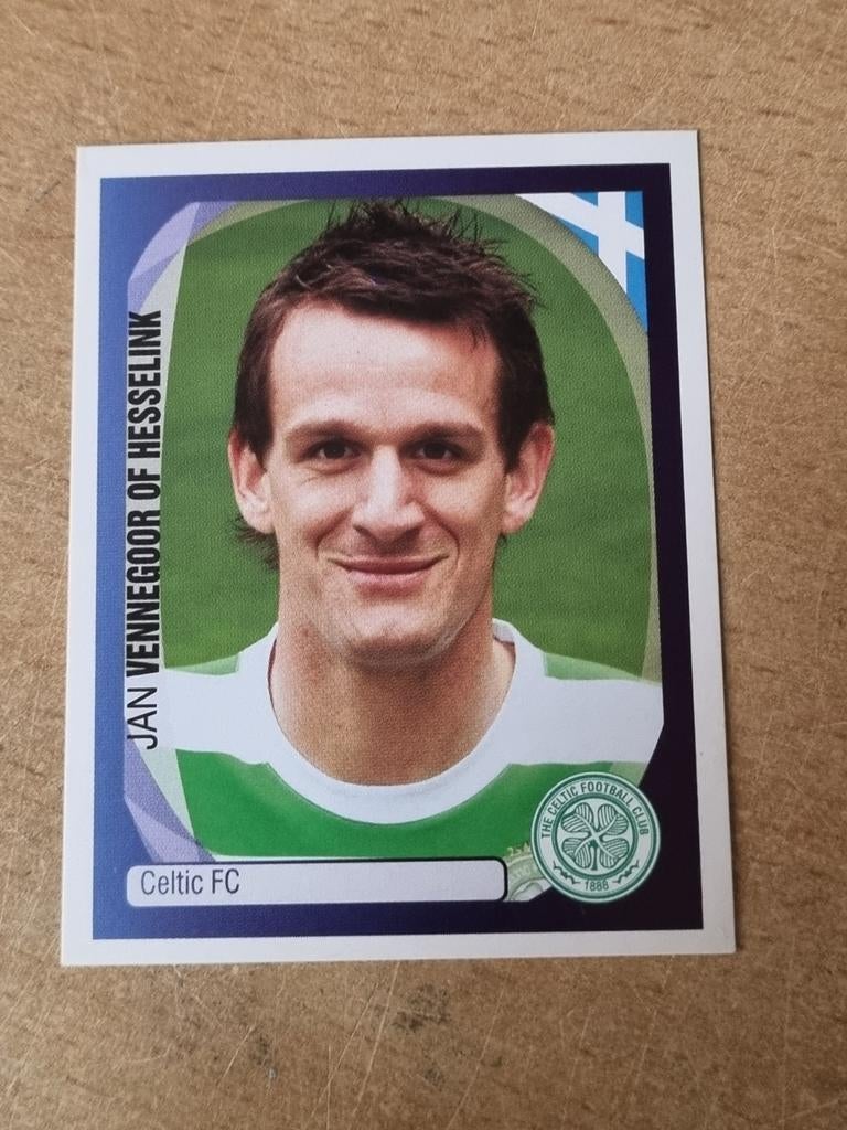 Vennegoor of Hesselink Celtic Panini Champions League 07/08, Ophalen of Verzenden, Zo goed als nieuw, Plaatje