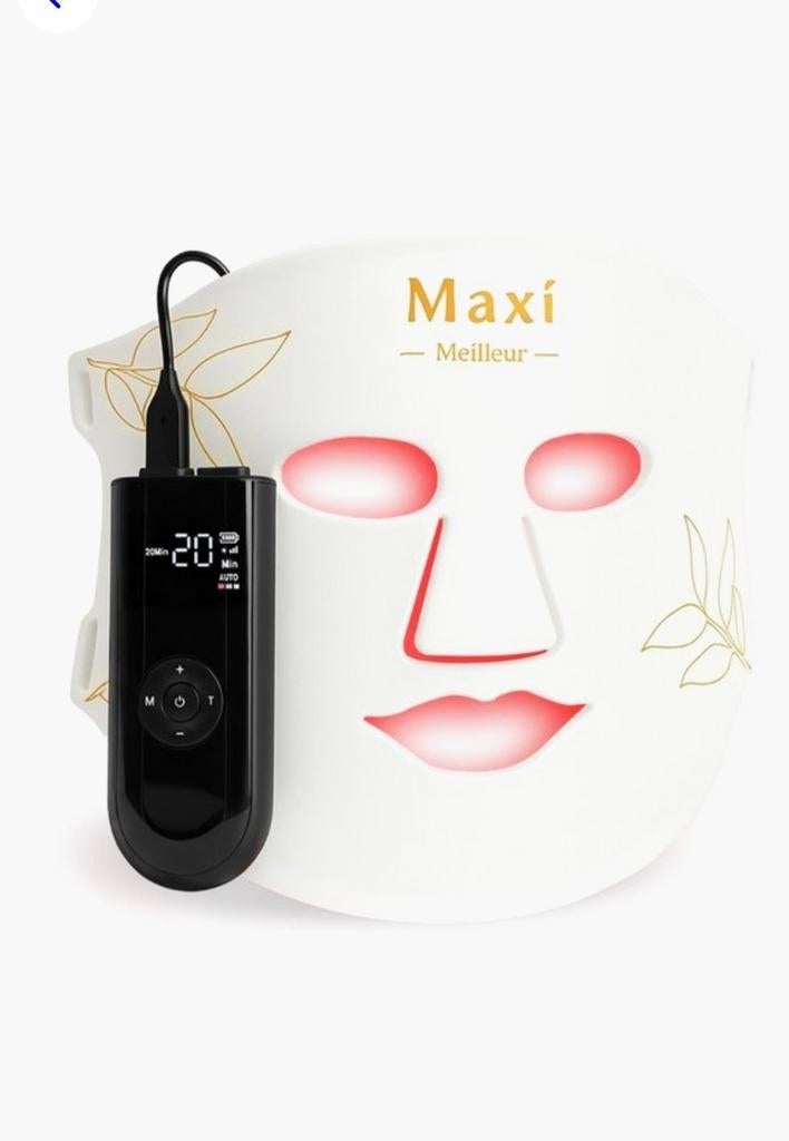 Led masker lichttherapie, Sieraden, Tassen en Uiterlijk, Uiterlijk | Gezichtsverzorging, Ophalen of Verzenden, Nieuw, Gehele gezicht