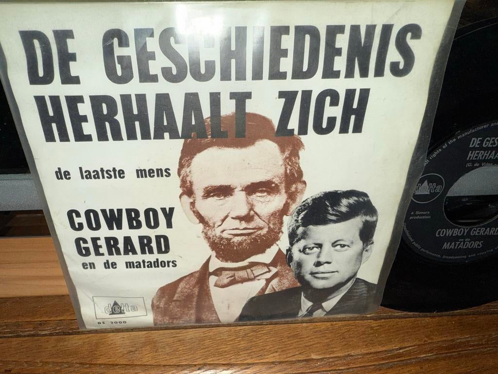 De Geschiedenis Herhaalt Zich - De Laatste Mens, 7 inch, Single, Ophalen of Verzenden, Zo goed als nieuw