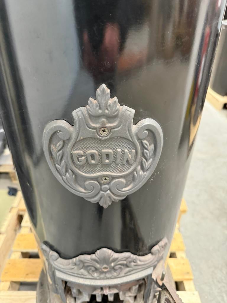 Grote Godin Houtkachel - Gebruikt, Ophalen, Info@kachelboer.nl, Gebruikt, Frankrijk