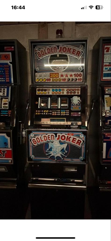 Golden Joker gokkast - Klassieker!, Verzamelen, Automaten | Gokkasten en Fruitautomaten, Euro, Ophalen, Gebruikt, Met sleutels