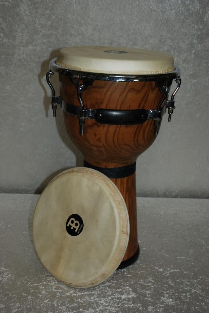 Meinl Djembe Floattune serie met reservevel 11 3/4 inch, Gebruikt, ., Drums of Percussie, Ophalen of Verzenden