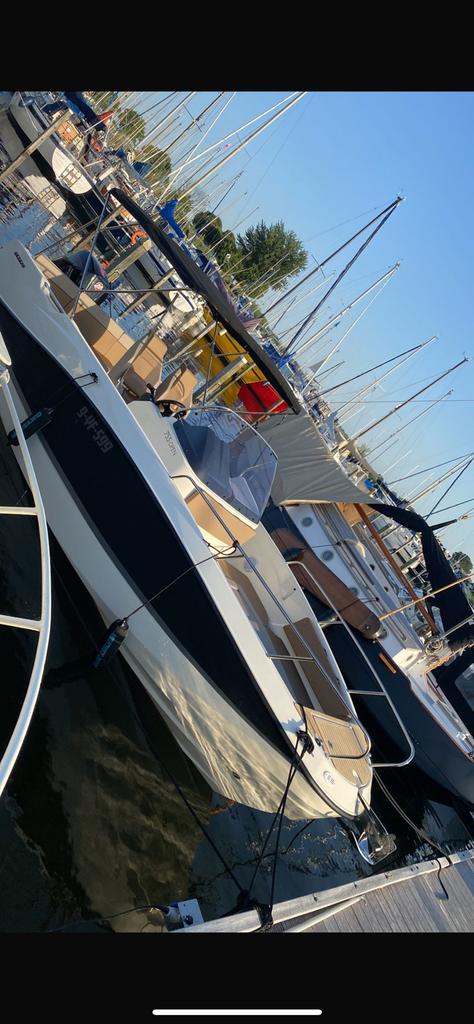 quicksilver 755 open mercury 300 PRO XS inruil mogelijk, 6 meter of meer, Zo goed als nieuw, Ophalen, 70 pk of meer