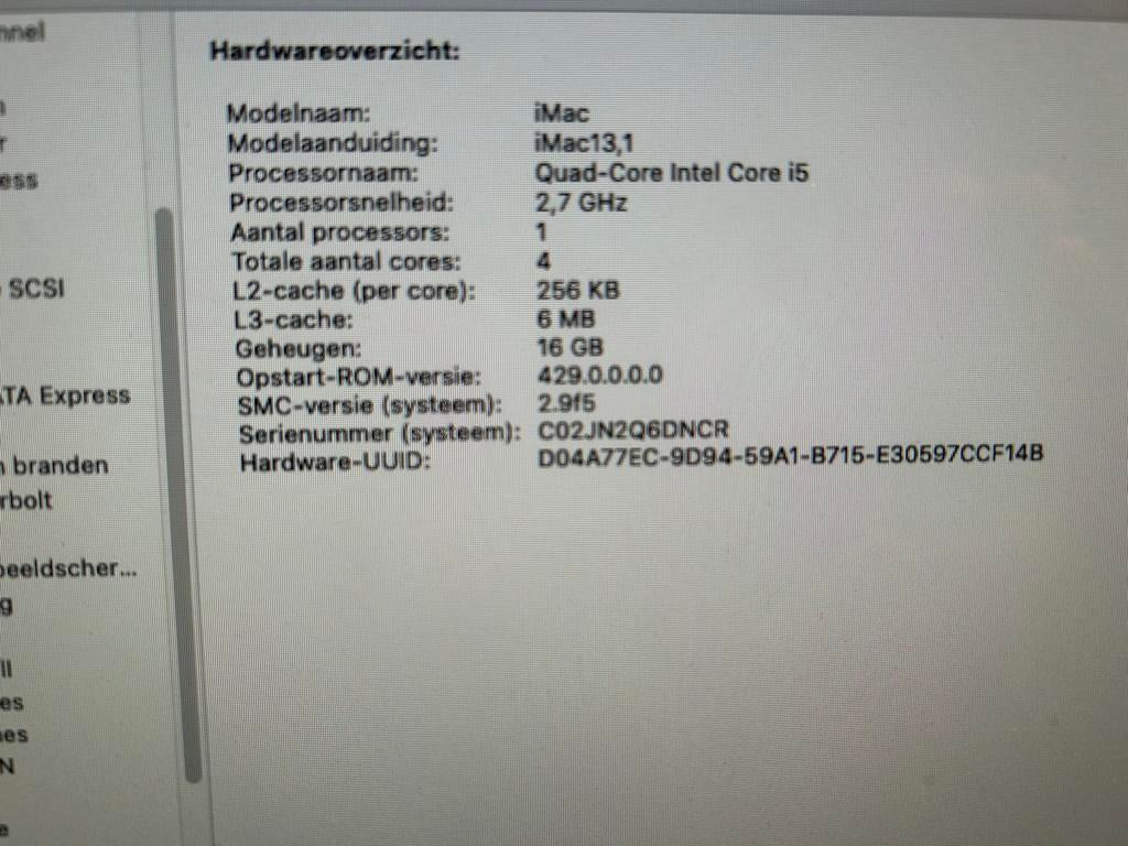 Apple iMac 21.5-inch (Late 2012), Gebruikt, 2 tot 3 Ghz, HDD, IMac