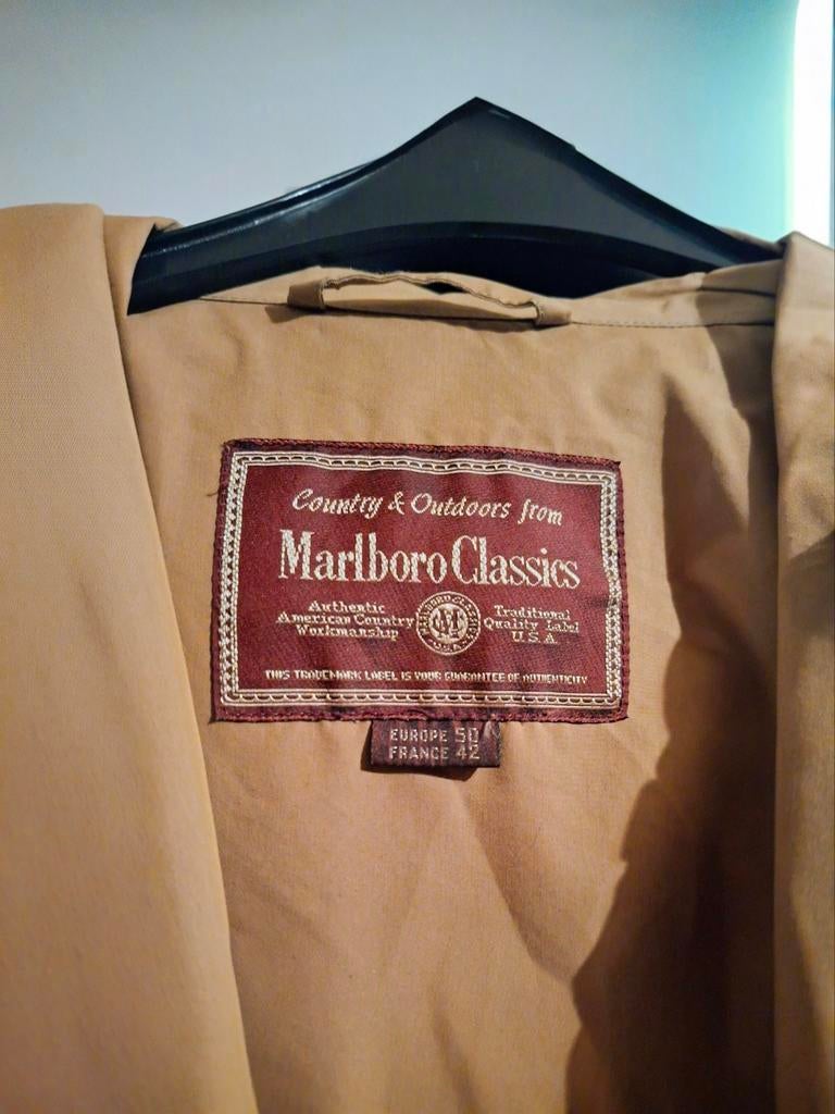 Marlboro Classics Jas, Marlboro Classics, Maat 52/54 (L), Beige, Ophalen of Verzenden