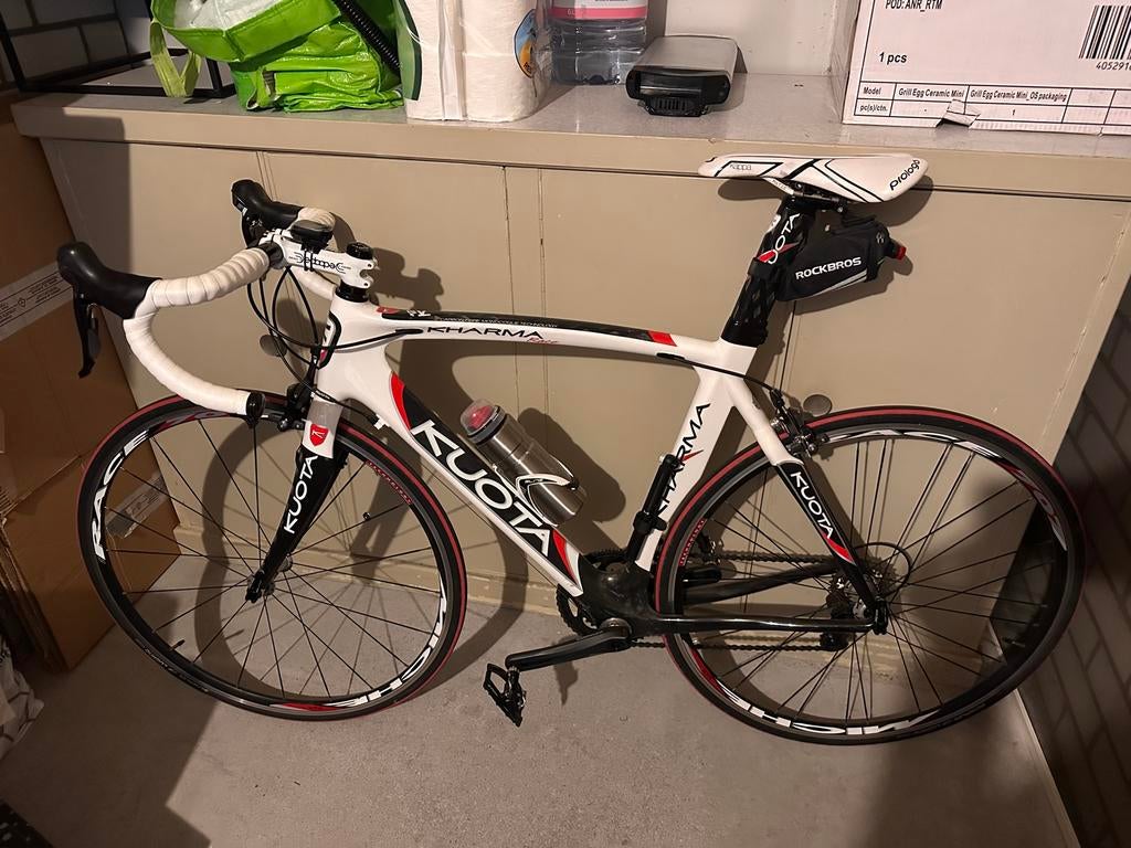 Kuota Kharma K12 Racefiets Full Carbon- Goede Conditie. M, Ophalen, 28 inch, Carbon, 10 tot 15 versnellingen