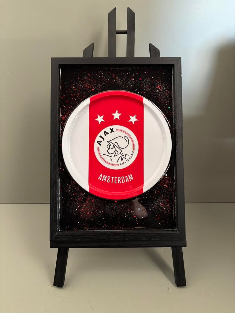 Epoxy Ajax schilderij, Overige materialen, Minder dan 45 cm, Nieuw, Ophalen of Verzenden