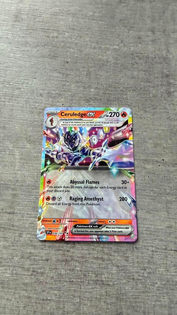 Cerulede ex pokemon, Ophalen of Verzenden, Zo goed als nieuw