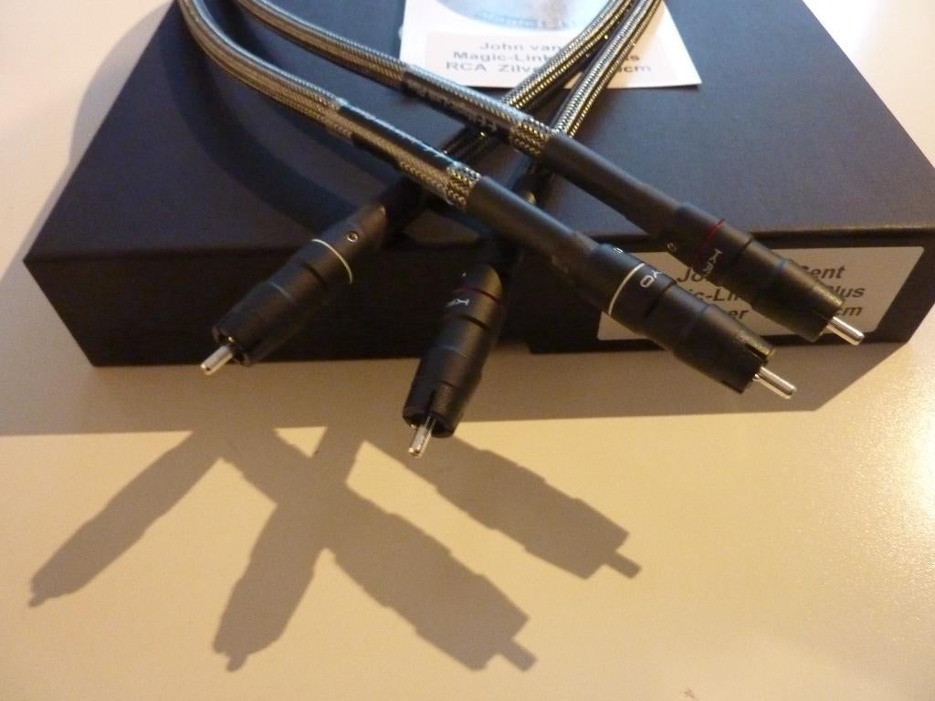 John van Gent RCA-RCA Magic-Link Reference Plus Zilver, Audio, Tv en Foto, Audiokabels en Televisiekabels, Nieuw, Interlink-kabel