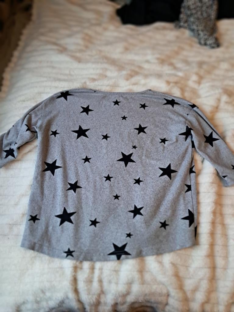 Trui met sterren, Trui of Vest, Ophalen of Verzenden, Maat 36 (S), Grijs