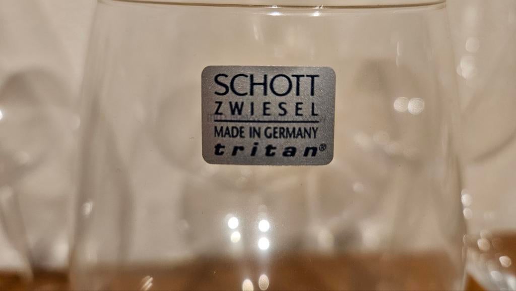 Schott Zwiesel tritan wijnglazen, Ophalen, Zo goed als nieuw, Overige typen