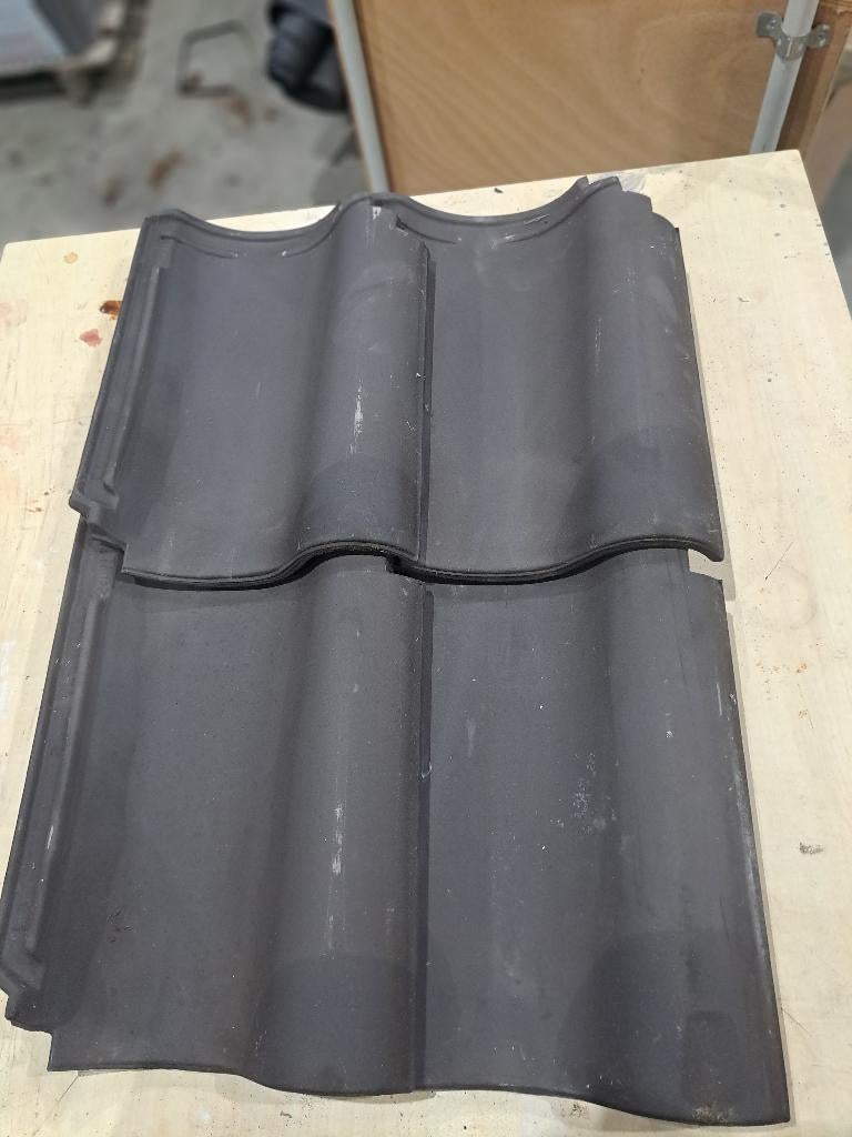 dakpannen, 10 tot 15 m², Steen of Klei, Blauw, Nieuw