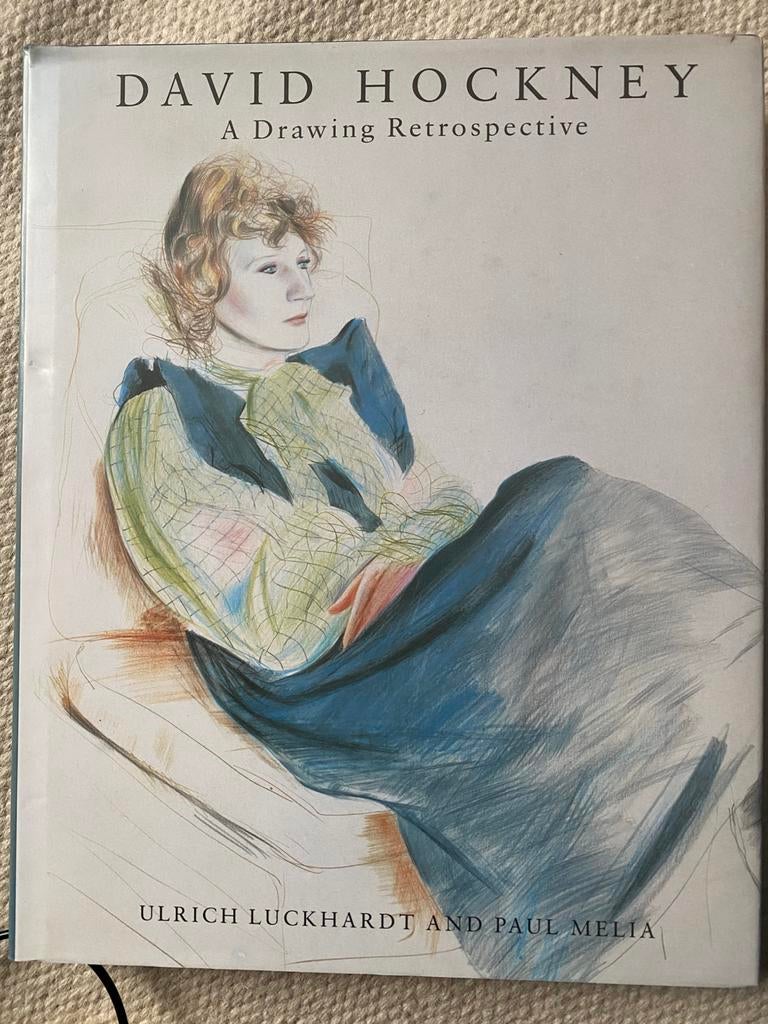 David Hockney A Drawing Retrospective, Ophalen of Verzenden, Zo goed als nieuw