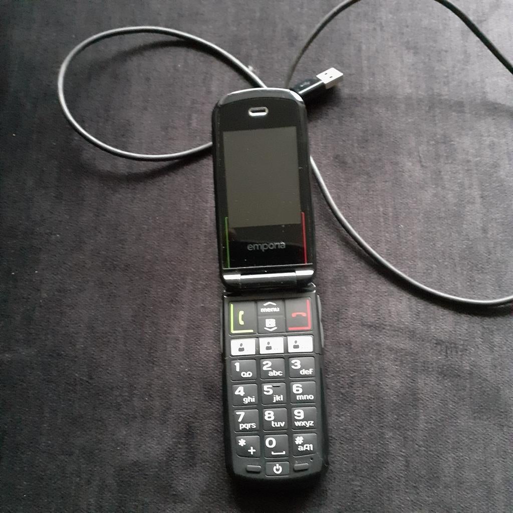 Emporia- Gebruiksvriendelijk Seniorenmodel incl. oplaadkabel, Refurbished, Inklapmodel, Ophalen of Verzenden, Minder dan 3 megapixel