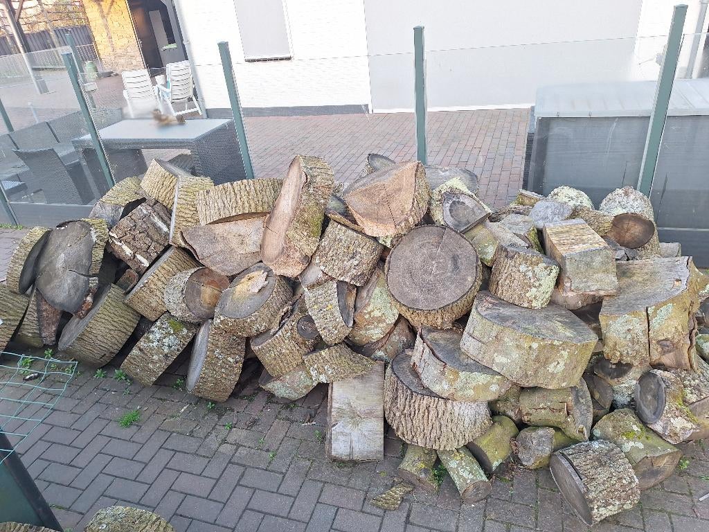 openhaardblokken, openhaardhout, haardhout, € 75 per kuub., Minder dan 3 m³, Ophalen, Overige houtsoorten, Blokken