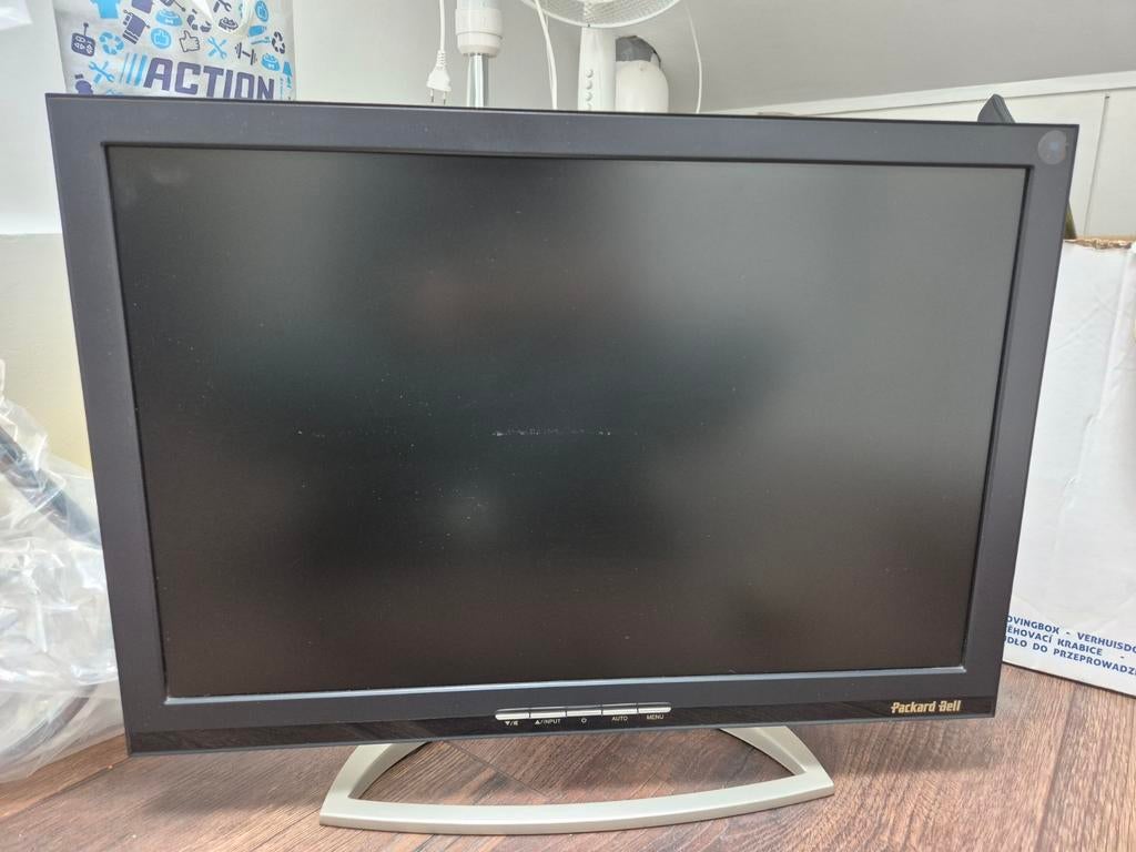 Packard Bell computerscherm met toetsenbord, Ophalen of Verzenden, Gebruikt, Packard Bell