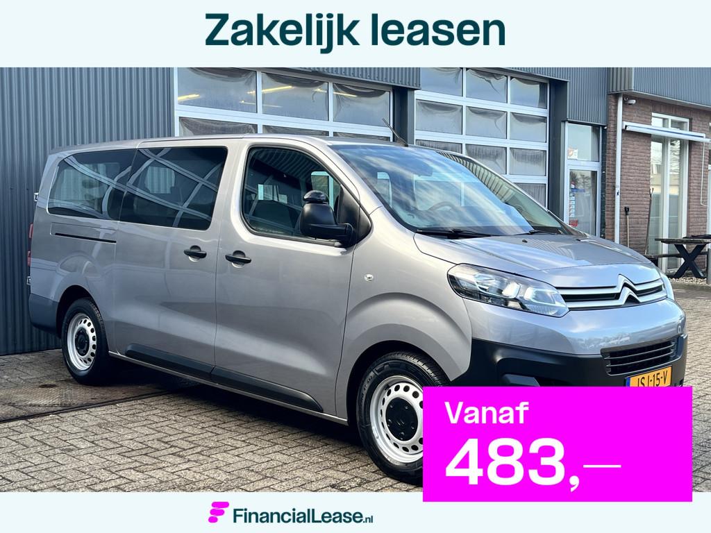Citroën Jumpy 1.5 BlueHDi XL Marge BTW en BPM vrij! Airco C, Voorwielaandrijving, Stof, Origineel Nederlands, Bedrijf
