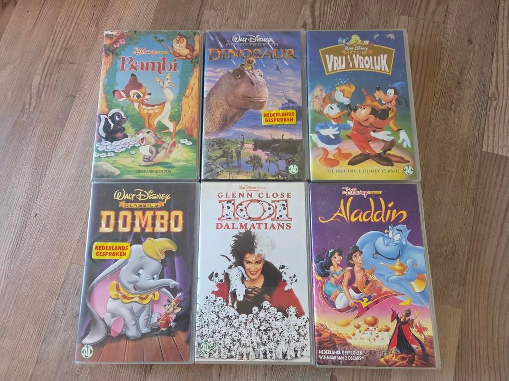 Disney collectie videobanden, Alle leeftijden, Ophalen of Verzenden, Gebruikt
