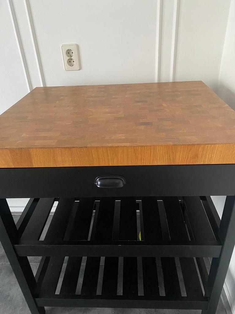 Keukeneiland IKEA, Huis en Inrichting, Keuken | Keukenelementen, Zo goed als nieuw, Minder dan 100 cm, Ophalen