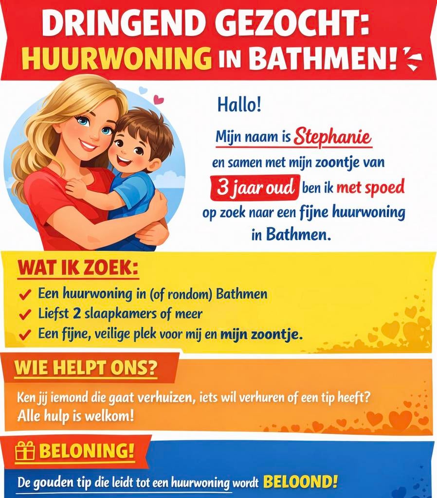 GEZOCHT BATHMEN, Contacten en Berichten, Huisgenoten gezocht