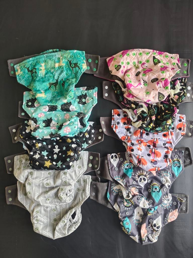 Wasbare luiers - overbroekjes  10 stuks, Ophalen of Verzenden, Nieuw