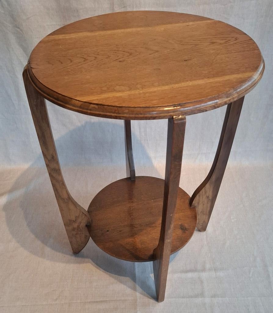 Art Deco Amsterdamse school Bijzettafel, Ophalen