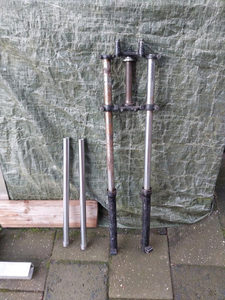 Tk yamaha dt50mx voorvork met los twee nieuwe binnenpoten, Ophalen of Verzenden, Zo goed als nieuw, Overige typen, Yamaha