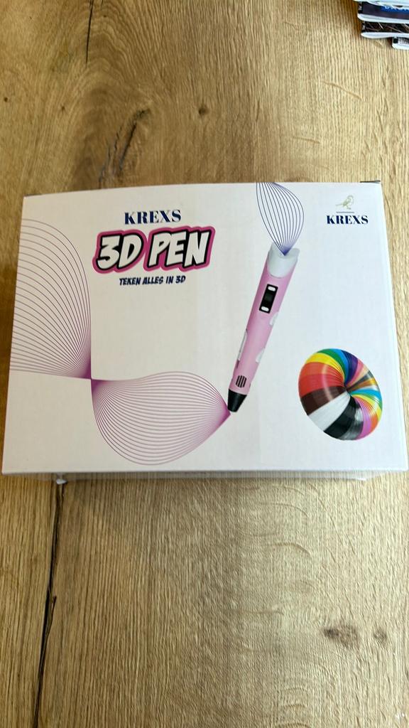 Krexs 3D pen nieuw met 20 kleuren vulling, Kinderen en Baby's, Speelgoed | Educatief en Creatief, Ophalen of Verzenden, Nieuw