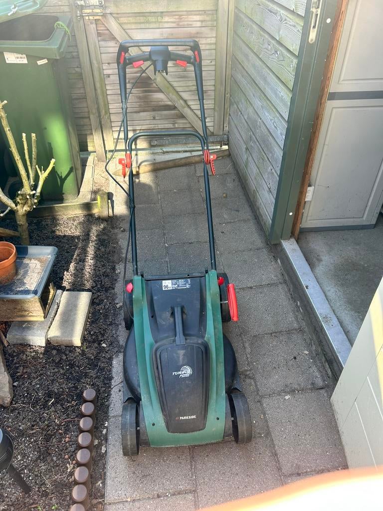 Parkside grasmaaier, Tuin en Terras, Grasmaaiers, Ophalen, Gebruikt, Elektrische grasmaaier, Opvangzak