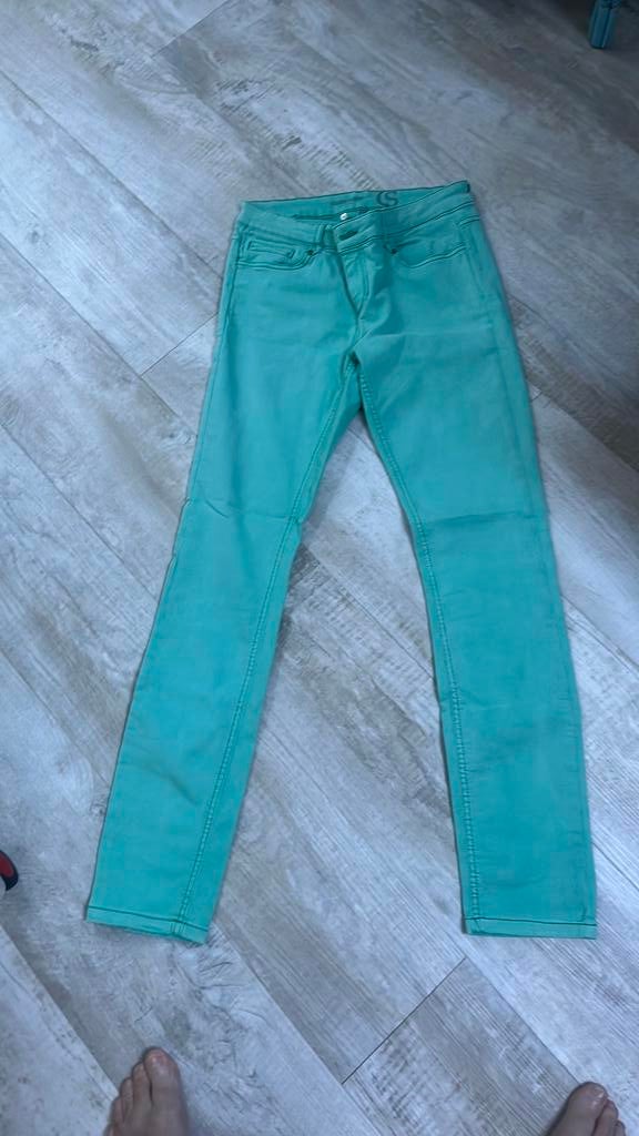 Groene spijkerbroek maat 40, Ophalen of Verzenden, Zo goed als nieuw, Overige kleuren, W30 - W32 (confectie 38/40)