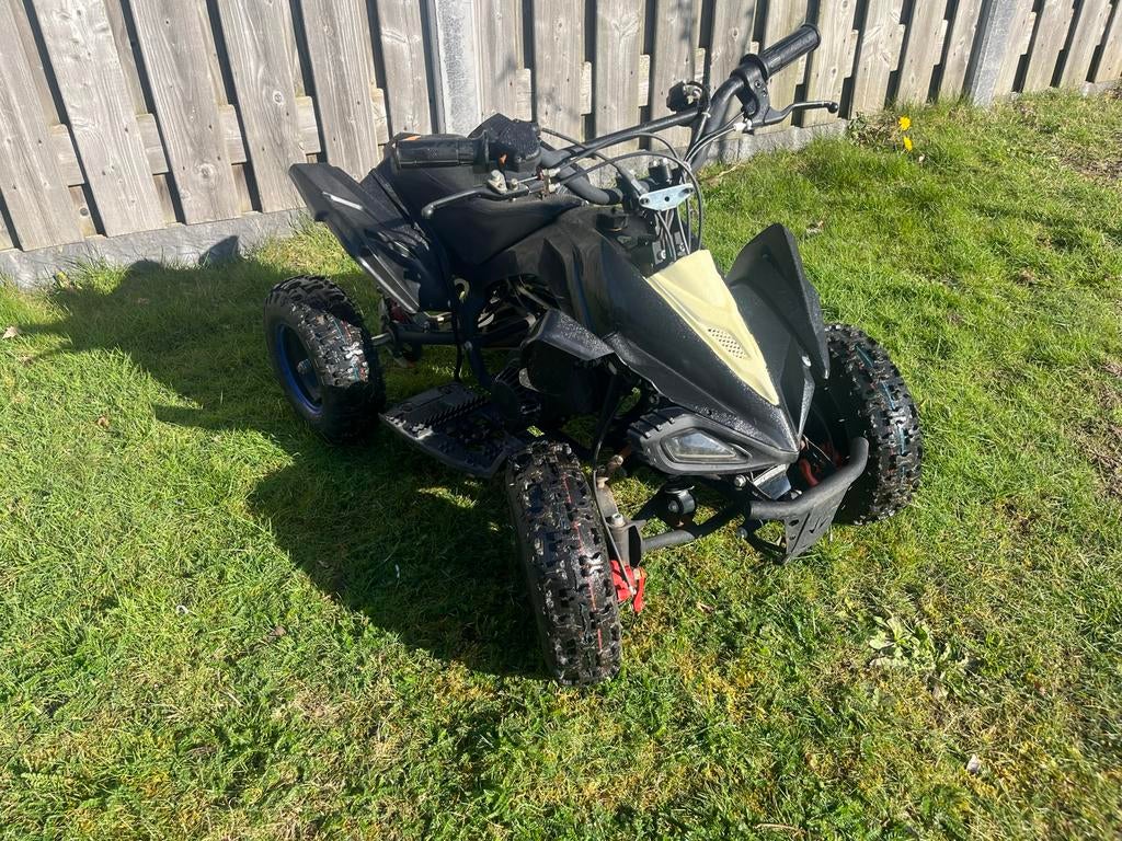 Kinder quad benzine, Ophalen