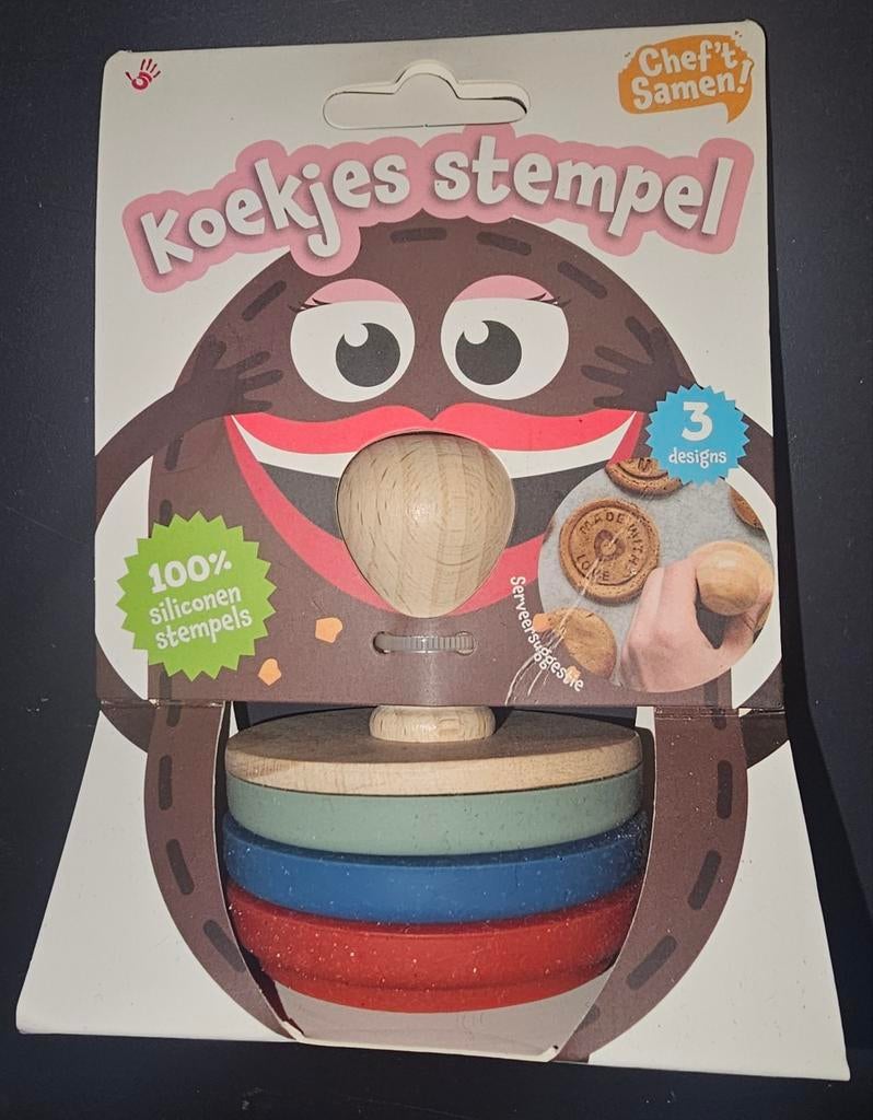 Koekjes stempel set - Chef't Samen! 3 designs, Ophalen of Verzenden