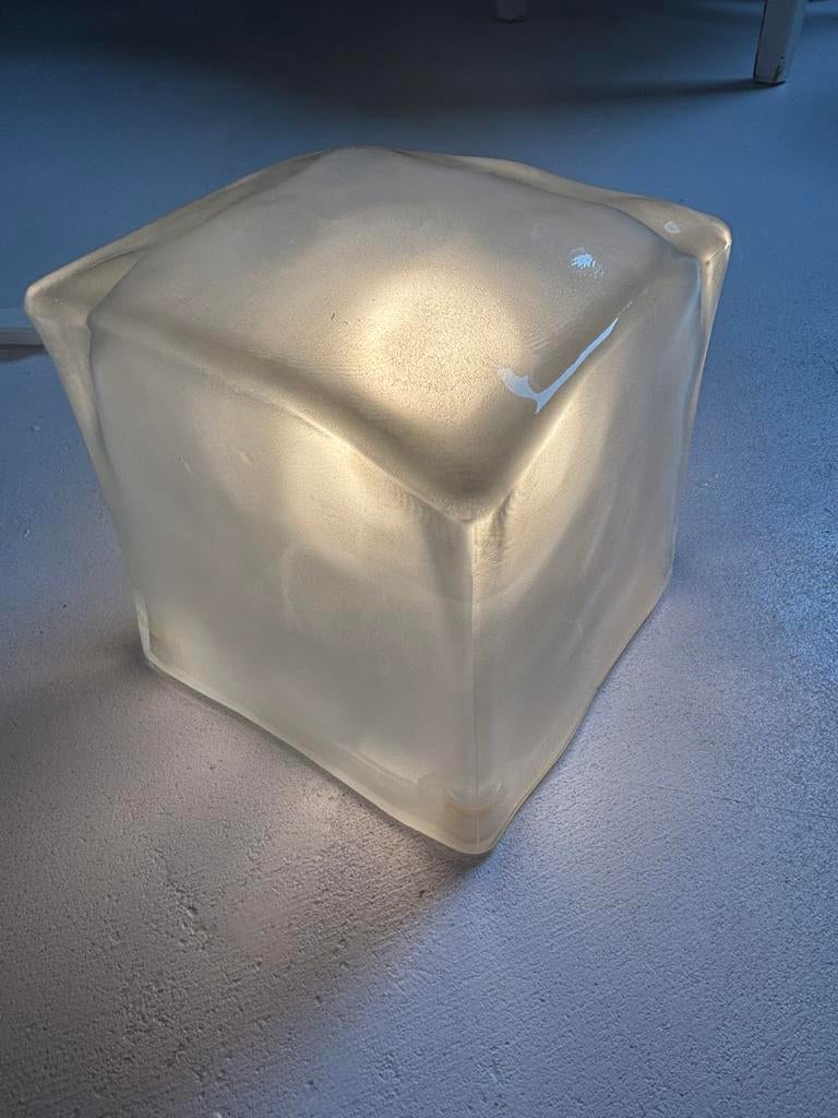 Ikea Iviken ijsbloklamp, Ophalen of Verzenden, Zo goed als nieuw, Glas, Minder dan 50 cm