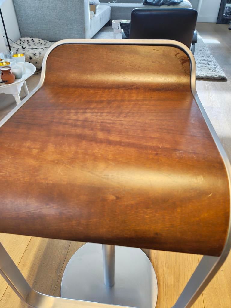 LEM Barkruk - Shin & Tomoko Azumi voor LaPalma design, Huis en Inrichting, Barkrukken, Gebruikt, 60 tot 90 cm, Ophalen of Verzenden