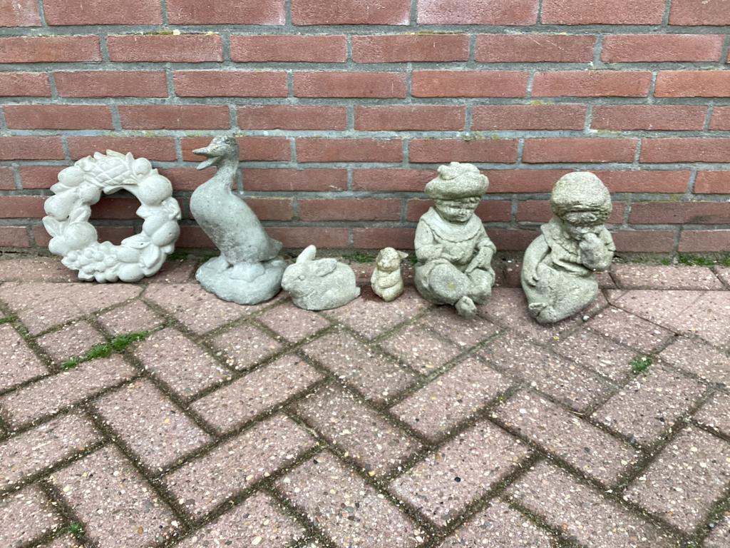 Diverse tuinbeelden van  beton, Tuin en Terras, Ophalen, Gebruikt, Steen, Overige typen
