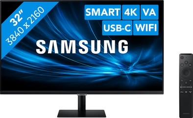 Samsung Smart Monitor M7 32 inch 4K, Computers en Software, Monitoren, Ophalen, Gebruikt, VA, Ultra HD (4K)