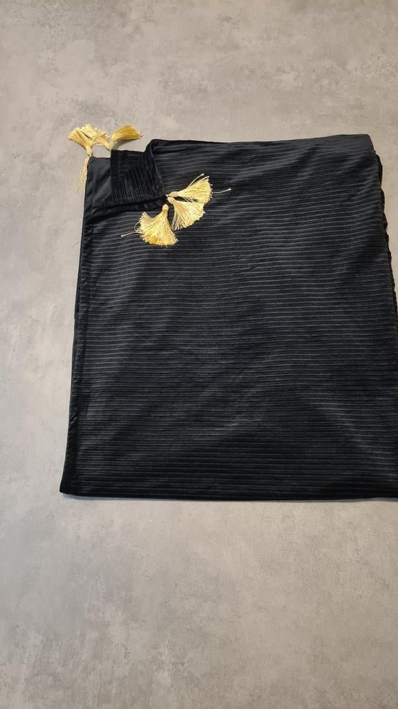 Prachtig plaid van By Boo zwart met goud, Ophalen of Verzenden, Zo goed als nieuw