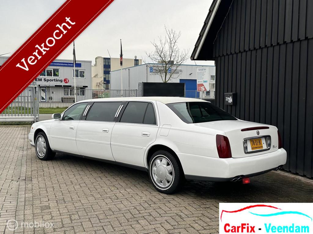 Cadillac DE-Ville Limousine De ville, Automaat, Overige carrosserieën, Wit, Leder