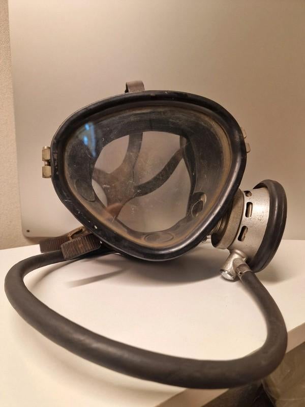 Dräger Panorama Nova gasmasker vintage, Ophalen of Verzenden, Landmacht, Nederland