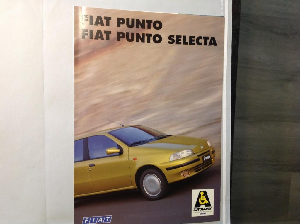 Fiat Punto en Punto Selecta folder voor Beperkingen DU 8 bl, Boeken, Ophalen of Verzenden, Nieuw, Overige merken