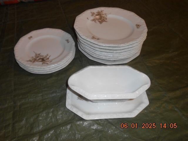 servies rosenthal/kom blau saks kahle/2 ovenpannetjes, Overige typen, Ophalen of Verzenden, Zo goed als nieuw, Overige stijlen