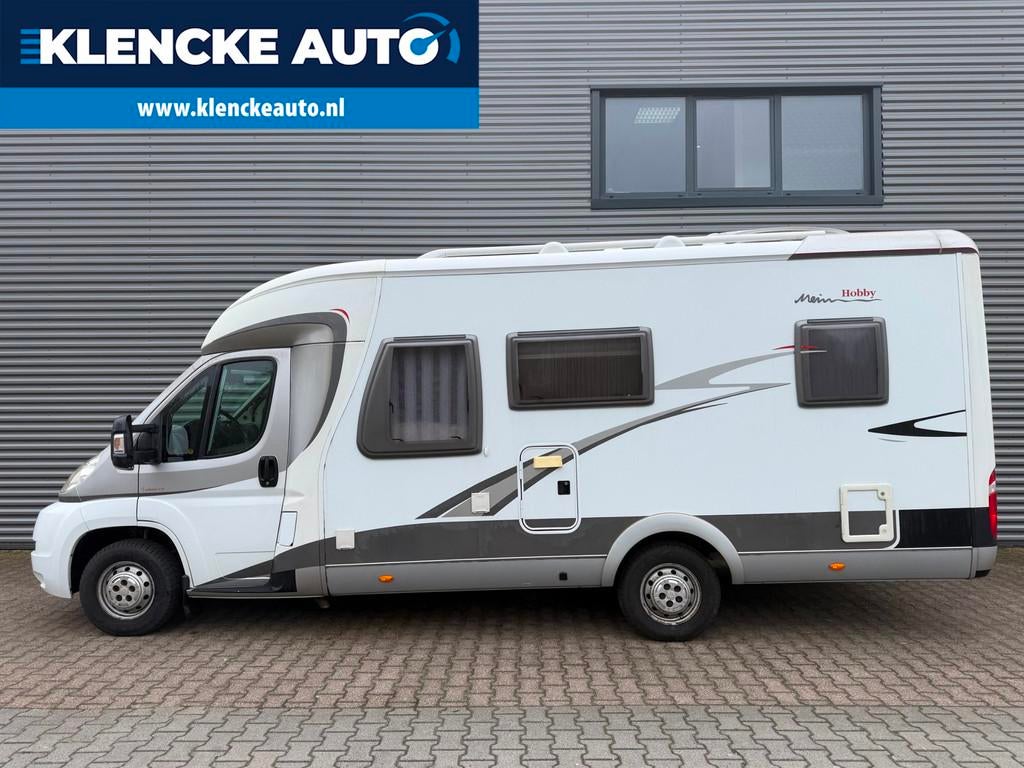 Hobby D 650 FLC 122.223km Luchtvering LPG Airco Cruise ctrl, Caravans en Kamperen, Campers, Afzuigkap, Airbags, Ringverwarming