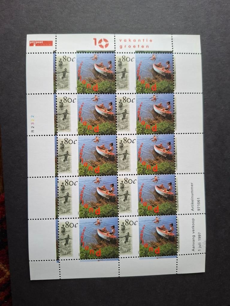 Postzegel promotie gratis velletjes op vertoon spaarposzegel, Verzenden