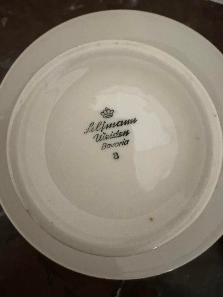 Kop en schotel Seltmann Weiden Bavaria jaren 60, Ophalen of Verzenden