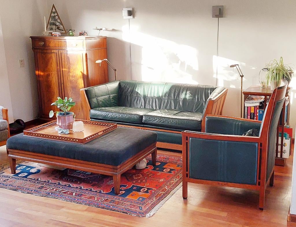 Schuitema meubels, Ophalen, Gebruikt, Leer, Art-deco